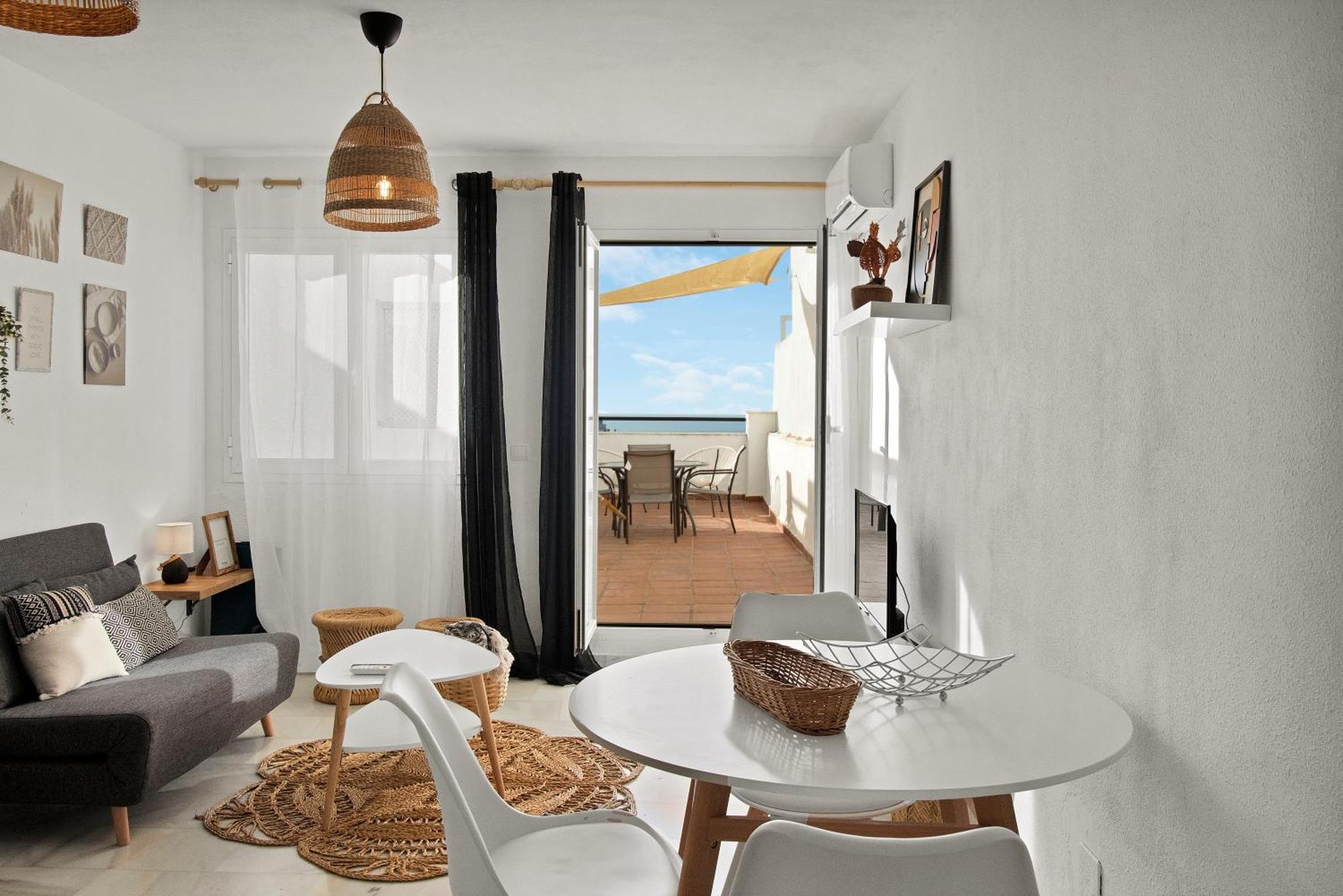 Duplex Estilo Boho Con Increible Terraza Y Vistas Al Mar En - Las Abejeras 609 Appartement